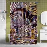 Abstract-drawing-design-modern Shower Curtain 48  x 72  (Small)  Curtain(48  X 72 )