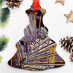 Abstract-drawing-design-modern Ornament (christmas Tree) 