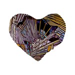 Abstract-drawing-design-modern Standard 16  Premium Heart Shape Cushions Front