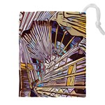 Abstract-drawing-design-modern Drawstring Pouch (4XL) Front