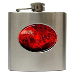 Planet-hell-hell-mystical-fantasy Hip Flask (6 Oz) by Cowasu