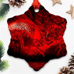 Planet-hell-hell-mystical-fantasy Ornament (snowflake)