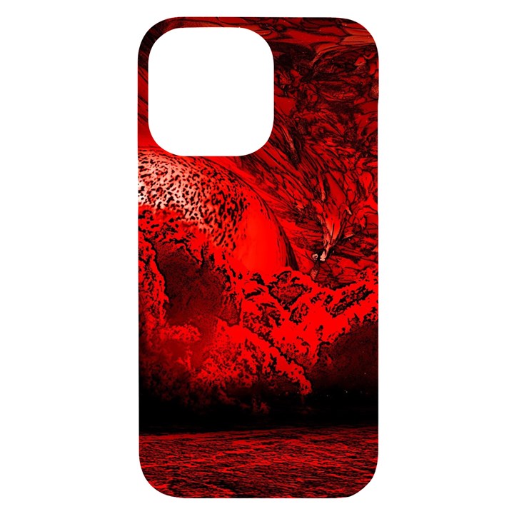 Planet-hell-hell-mystical-fantasy iPhone 14 Pro Max Black UV Print Case