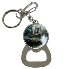 Sea-island-castle-landscape Bottle Opener Key Chain