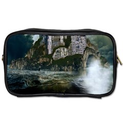 Sea-island-castle-landscape Toiletries Bag (one Side) by Cowasu