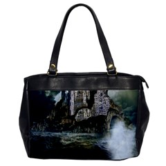 Sea-island-castle-landscape Oversize Office Handbag by Cowasu