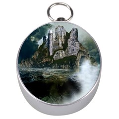 Sea-island-castle-landscape Silver Compasses by Cowasu