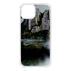 Sea-island-castle-landscape Iphone 14 Tpu Uv Print Case