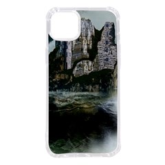 Sea-island-castle-landscape Iphone 14 Plus Tpu Uv Print Case by Cowasu