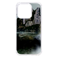 Sea-island-castle-landscape Iphone 14 Pro Tpu Uv Print Case by Cowasu