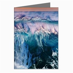 Sea-waves-ocean-water-beach-surf Greeting Cards (pkg Of 8)