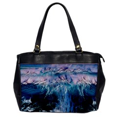 Sea-waves-ocean-water-beach-surf Oversize Office Handbag by Cowasu