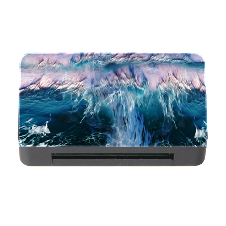 Sea-waves-ocean-water-beach-surf Memory Card Reader with CF