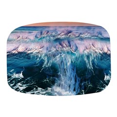 Sea-waves-ocean-water-beach-surf Mini Square Pill Box by Cowasu