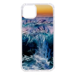 Sea-waves-ocean-water-beach-surf Iphone 14 Plus Tpu Uv Print Case by Cowasu