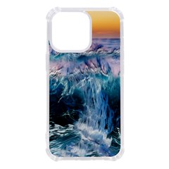 Sea-waves-ocean-water-beach-surf Iphone 13 Pro Tpu Uv Print Case