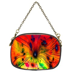 Color-background-structure-lines Chain Purse (two Sides) by Cowasu