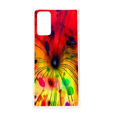 Color-background-structure-lines Samsung Galaxy Note 20 Tpu Uv Case by Cowasu