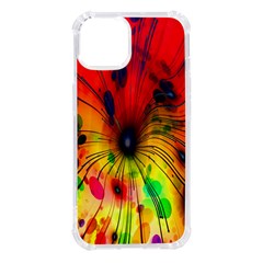 Color-background-structure-lines Iphone 14 Tpu Uv Print Case by Cowasu