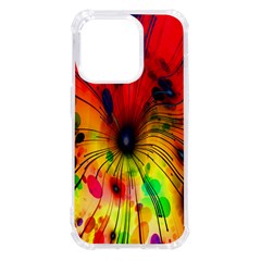 Color-background-structure-lines Iphone 14 Pro Tpu Uv Print Case