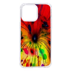 Color-background-structure-lines Iphone 14 Pro Max Tpu Uv Print Case by Cowasu