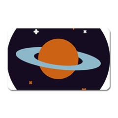 Planet-orbit-universe-star-galaxy Magnet (rectangular) by Cowasu