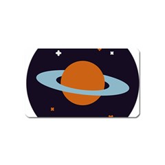 Planet-orbit-universe-star-galaxy Magnet (name Card) by Cowasu