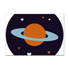 Planet-orbit-universe-star-galaxy Sticker A4 (10 Pack) by Cowasu