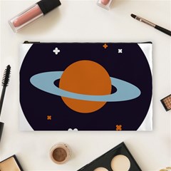 Planet-orbit-universe-star-galaxy Cosmetic Bag (large) by Cowasu