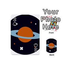 Planet-orbit-universe-star-galaxy Playing Cards 54 Designs (mini)