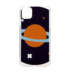 Planet-orbit-universe-star-galaxy Iphone 11 Tpu Uv Print Case by Cowasu