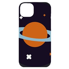 Planet-orbit-universe-star-galaxy Iphone 14 Plus Black Uv Print Case by Cowasu