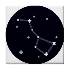 Celebrities-categories-universe-sky Tile Coaster by Cowasu