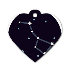 Celebrities-categories-universe-sky Dog Tag Heart (one Side) by Cowasu