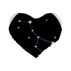 Celebrities-categories-universe-sky Standard 16  Premium Heart Shape Cushions by Cowasu