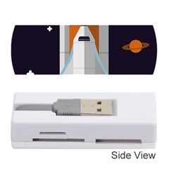 Rocket-space-universe-spaceship Memory Card Reader (stick) by Cowasu