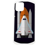 Rocket-space-universe-spaceship iPhone 12 Pro max TPU UV Print Case Front