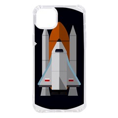 Rocket-space-universe-spaceship Iphone 14 Plus Tpu Uv Print Case