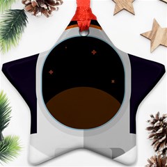 Astronaut-space-astronomy-universe Ornament (star)