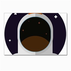 Astronaut-space-astronomy-universe Postcard 4 x 6  (pkg Of 10) by Cowasu