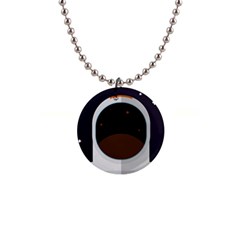 Astronaut-space-astronomy-universe 1  Button Necklace by Cowasu