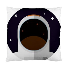 Astronaut-space-astronomy-universe Standard Cushion Case (two Sides) by Cowasu