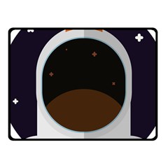 Astronaut-space-astronomy-universe Fleece Blanket (small) by Cowasu