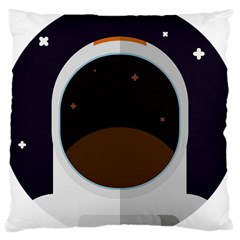 Astronaut-space-astronomy-universe Large Cushion Case (one Side) by Cowasu