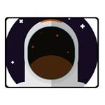 Astronaut-space-astronomy-universe Two Sides Fleece Blanket (Small) 45 x34  Blanket Front