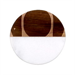 Astronaut-space-astronomy-universe Classic Marble Wood Coaster (round) 