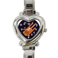 Meteor-meteorite-space-comet Heart Italian Charm Watch by Cowasu