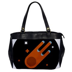 Meteor-meteorite-space-comet Oversize Office Handbag by Cowasu