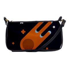 Meteor-meteorite-space-comet Shoulder Clutch Bag by Cowasu