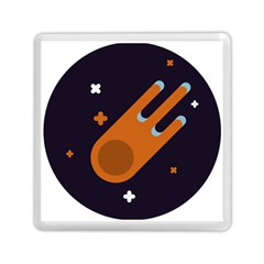 Meteor-meteorite-space-comet Memory Card Reader (square) by Cowasu